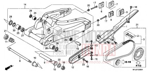 BRAS OSCILLANT CBR600RAC de 2012